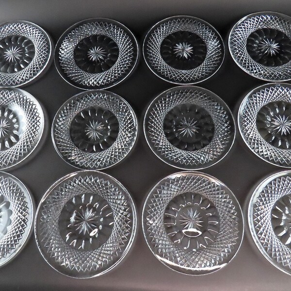 Crystal Glass Plate Etsy