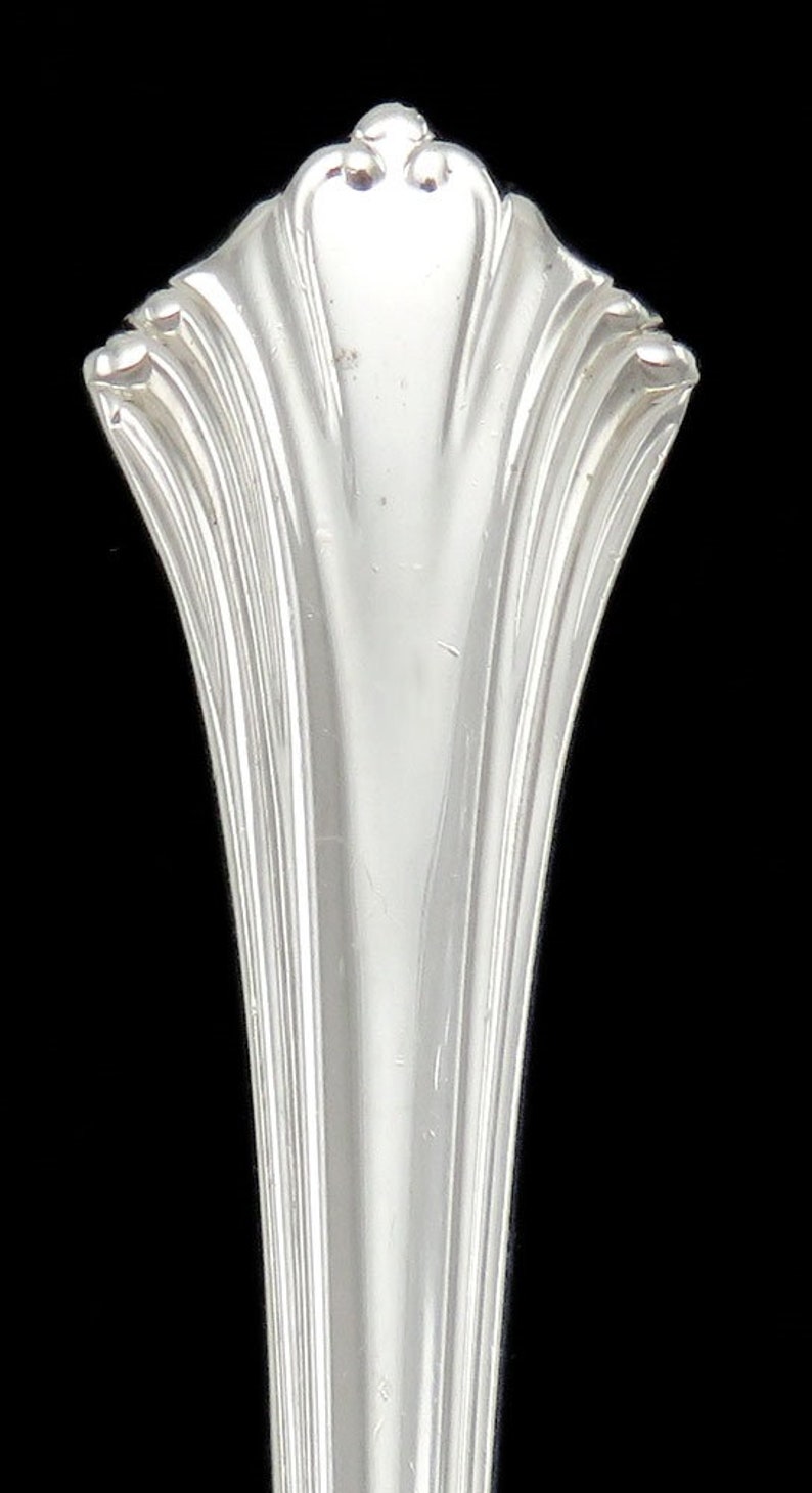 Fine Heavy Sterling Silver c1995 Tuttle Luzon Pattern Teaspoon 6\u201d No Mono