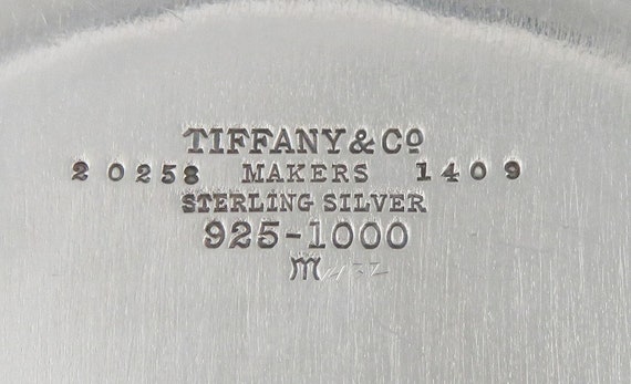 Antique 1920s Tiffany & Co Sterling Silver Ruffled Form Bowl Dish