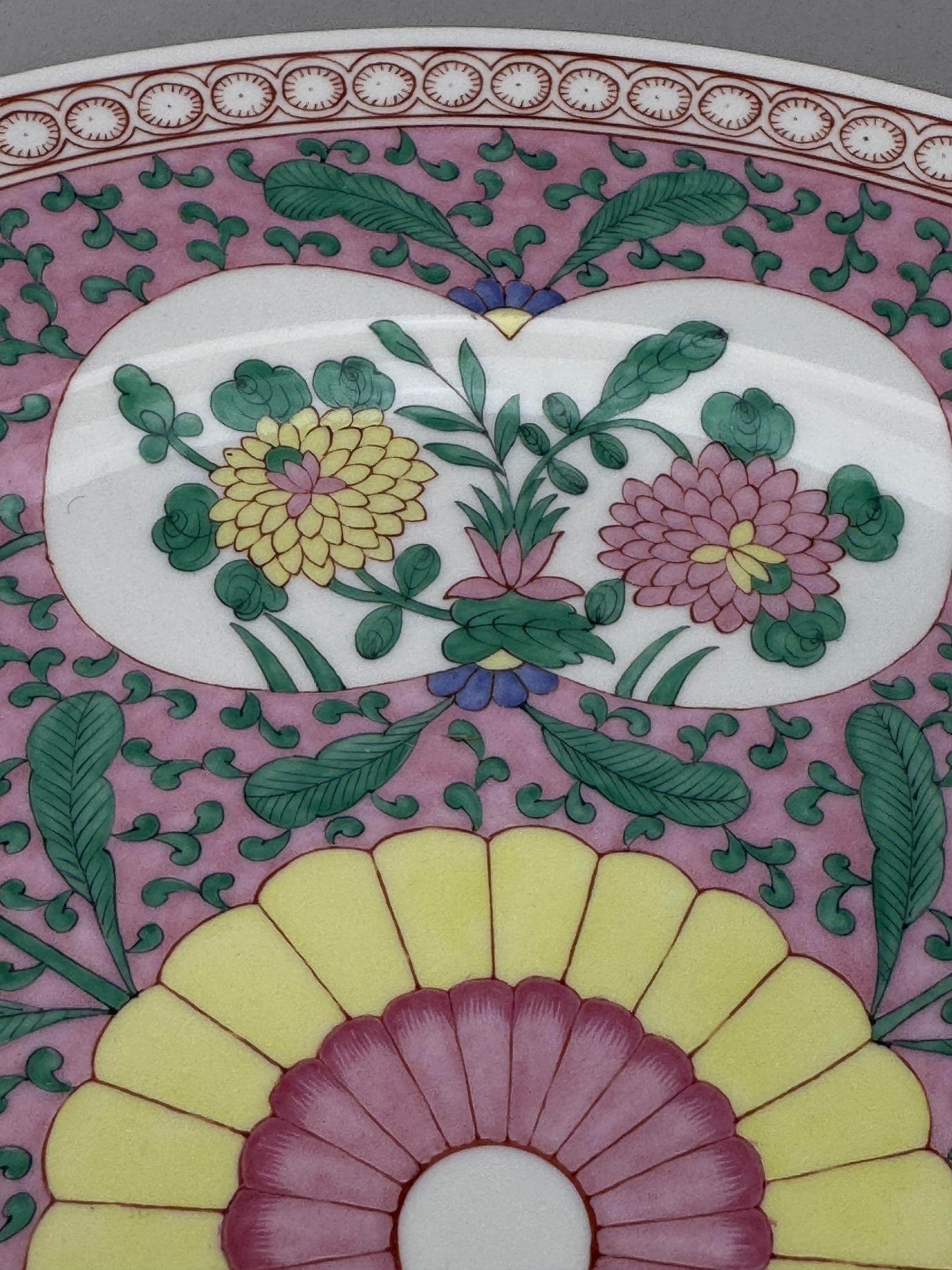 Fine Herend Handpainted Emaille Rose ERS 11