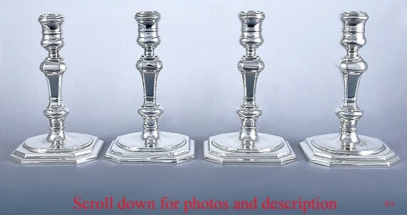 Sterling silver candlesticks tiffany clearance