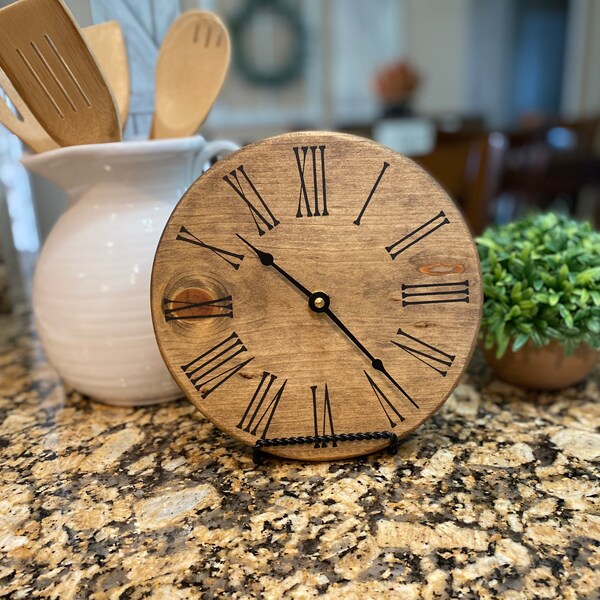 Small Desk Clock - Etsy