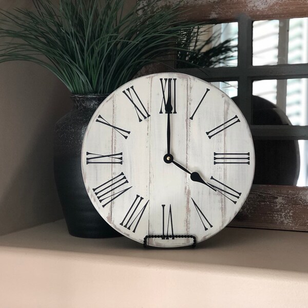 Rustic Desk Clock - Etsy