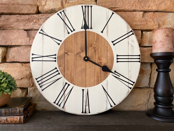 Rustic 2024 wall clock