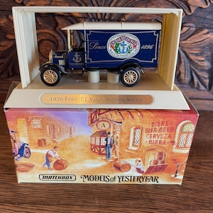1926 Ford TT Van "Anchor" Great Beers  Matchbox Models of Yesteryear