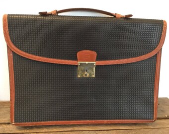 Vintage Aktentasche, seltene Vintage 24h STEPAN Serapian, Original made in Italy, Mann-Tasche, Schultertasche, Geschäftsreisen, stepan