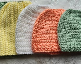 Crocheted Ponytail Hat