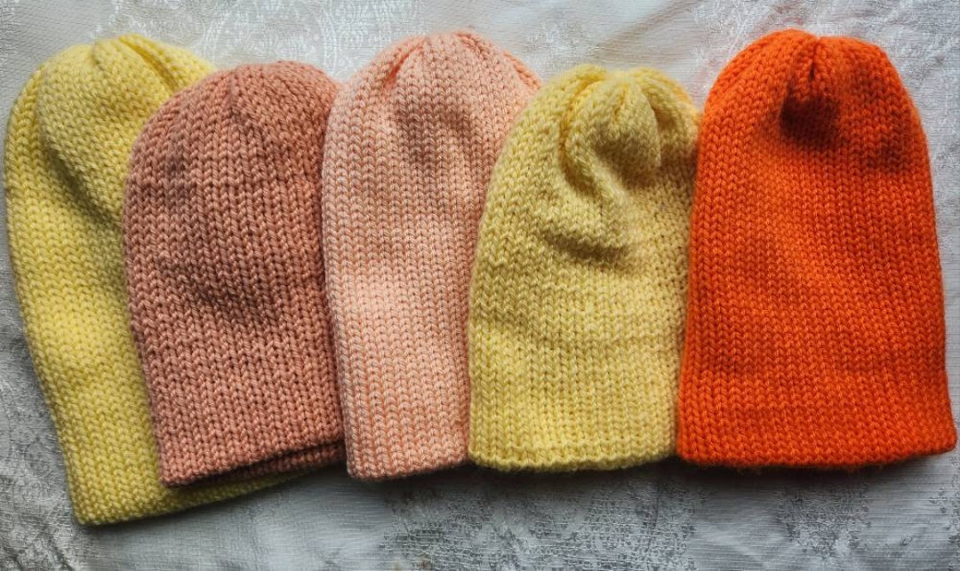 Machine Knit Hats Etsy