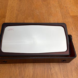 Vintage Cosmetic Mirror - Swivel Makeup Mirror - 2 Sided - Ultra Magnification - Evening Mode - Vanity Top or Wall Mounted - Hong Kong