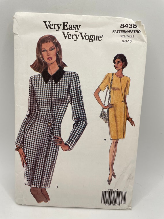 Sewing Pattern Very Easy Very Vogue 8439 Misses'/misses Petite