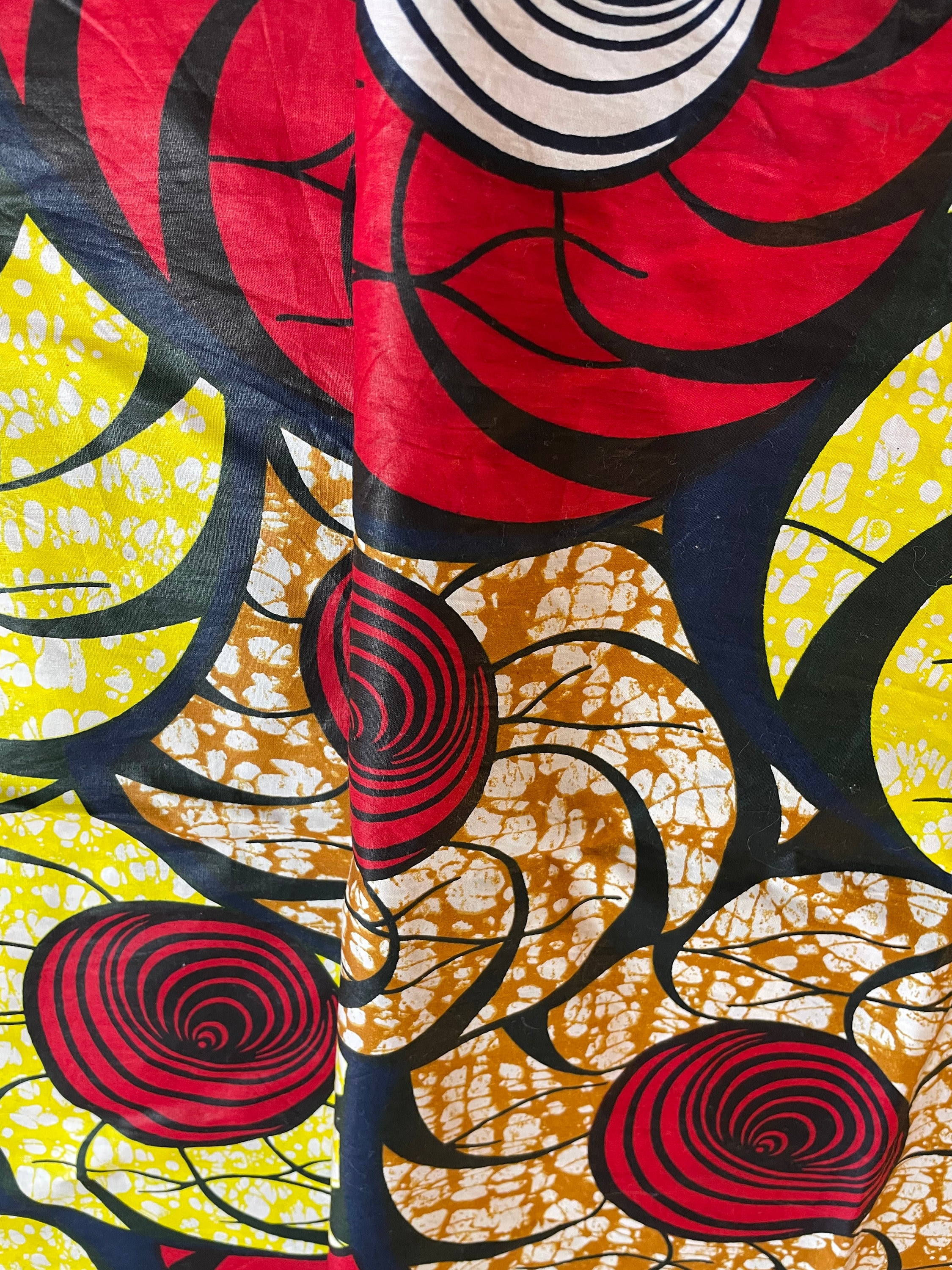 Veritable Fabric - 2 Different Patterns - Geometric Wax