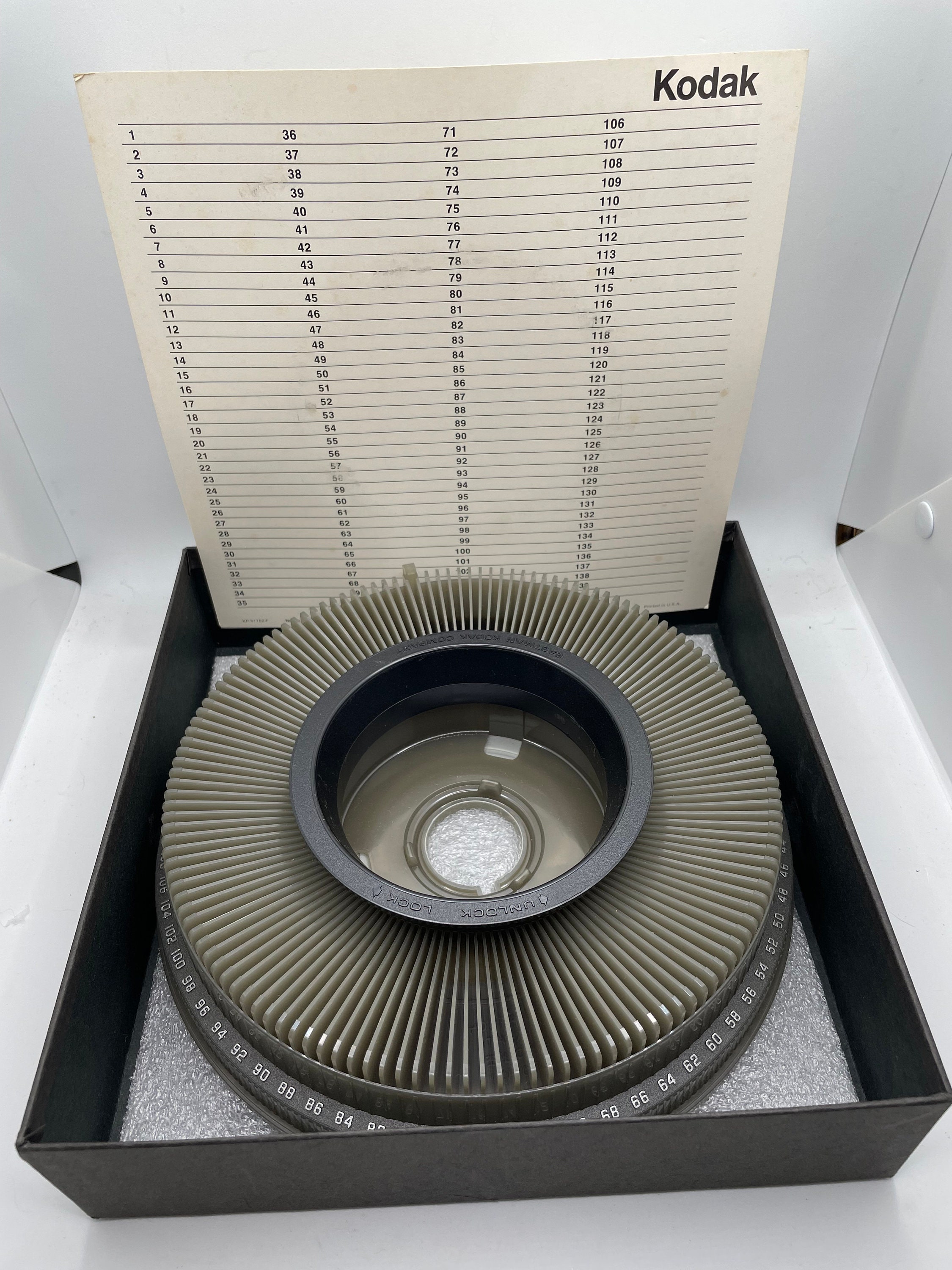 その他 Kodak Carousel Transvue140 Slide Tray Kodak Carousel Slide Tray 140 for Projectors - Kodak Slide