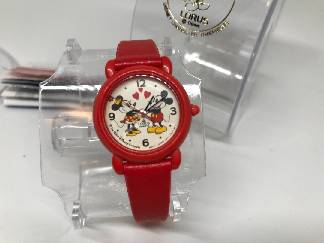 Vintage Mickey Mouse & Minnie Mouse Ladies Wristwatch  display picture 1