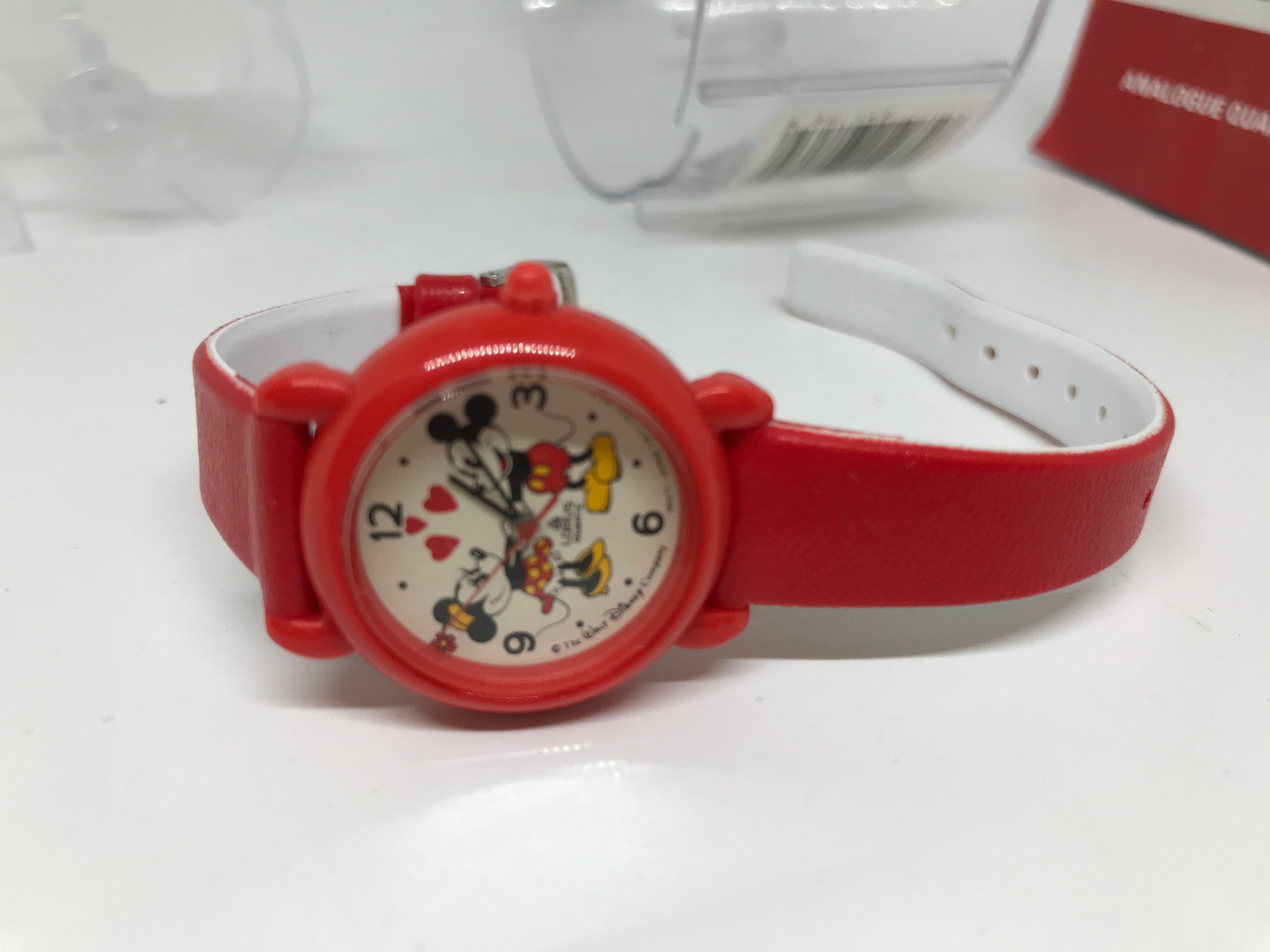 Vintage Mickey Mouse & Minnie Mouse Ladies Wristwatch 