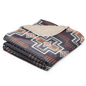 Tallulah - Sherpa blanket | Southwest | Aztec | Native