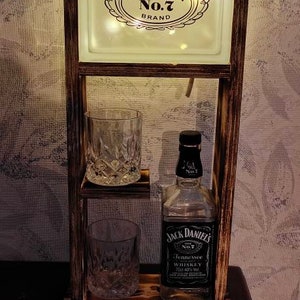 Whisky Lampe und Glas & Flaschenhalter Bild 3