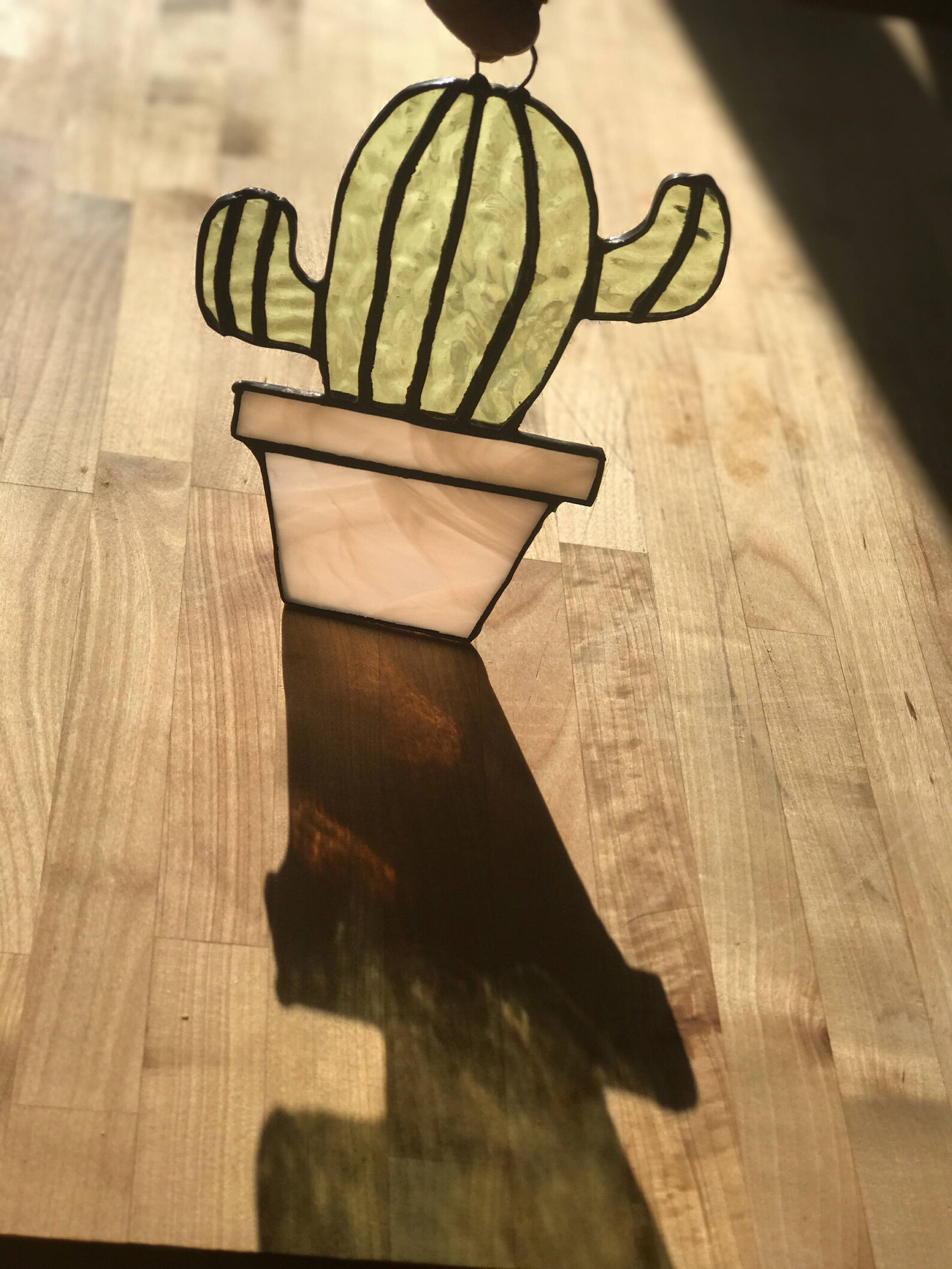 Cactus Stained Glass Etsy