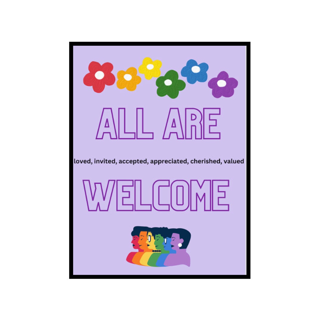 Todos son póster de bienvenida - Etsy México