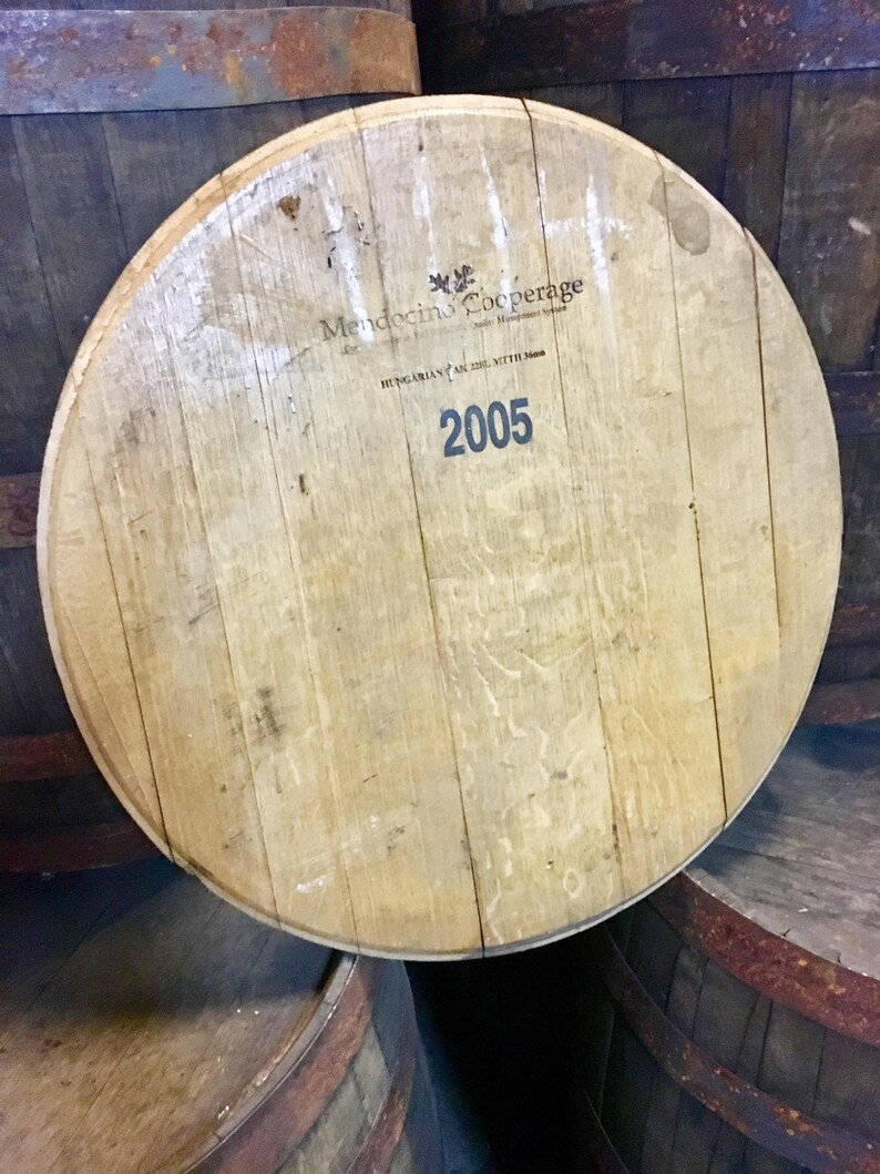 French Oak Red Wine Barrel Head Wine Barrel Lid Wine Etsy
