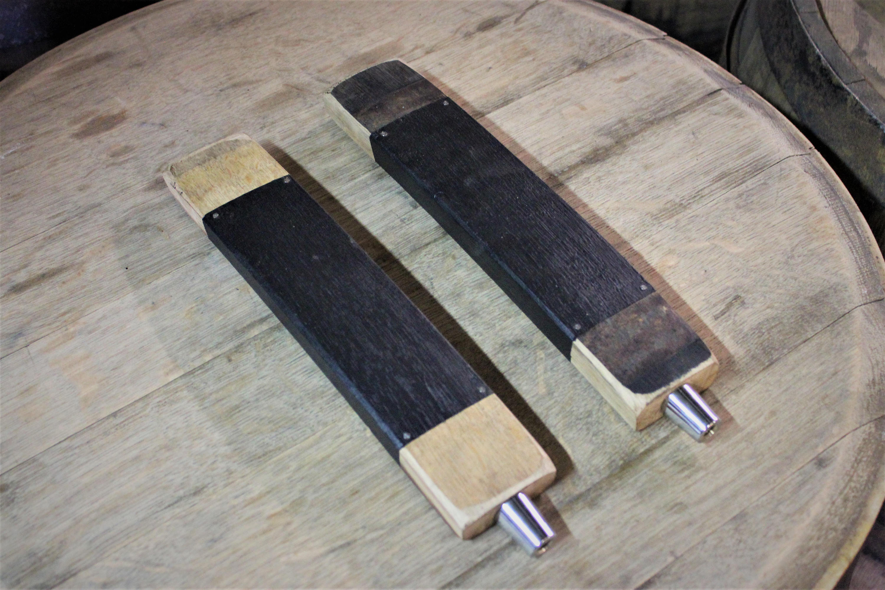 Whiskey OR Wine Barrel Stave Beer Tap Handles Made from Etsy