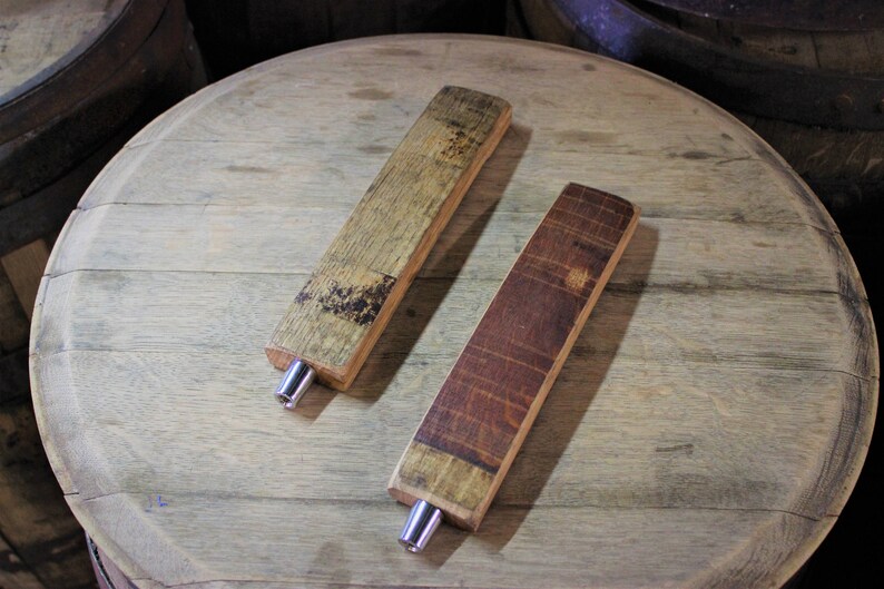 Reclaimed Whiskey OR Wine Barrel Stave Oak Beer Tap Handles Etsy
