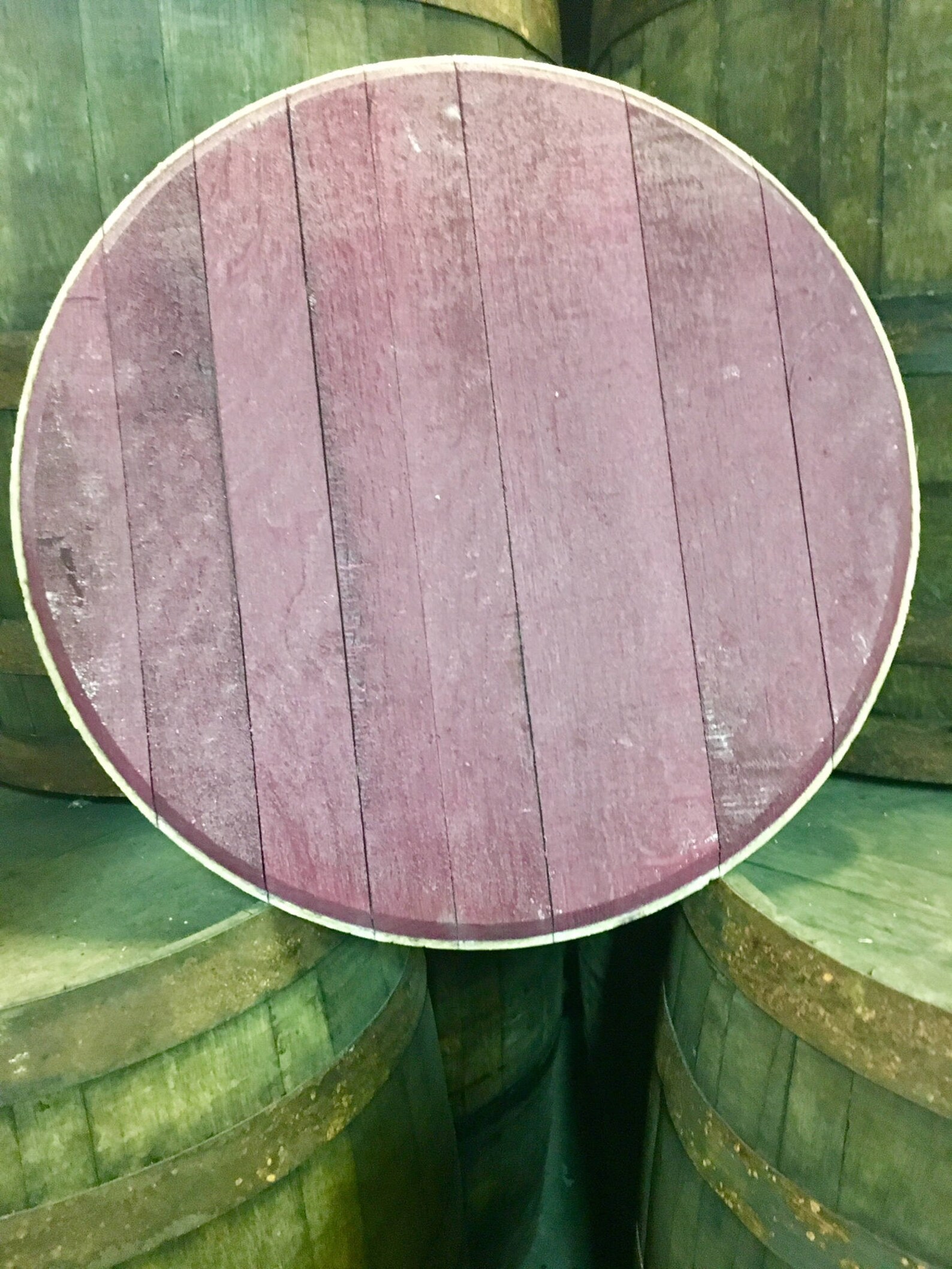 French Oak Red Wine Barrel Head Wine Barrel Lid Wine Etsy