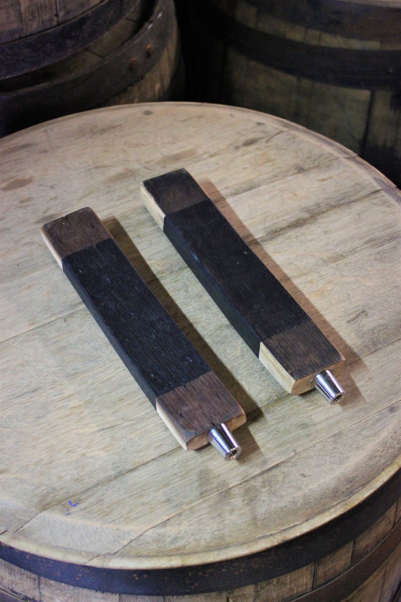 Whiskey OR Wine Barrel Stave Beer Tap Handles Made from Etsy