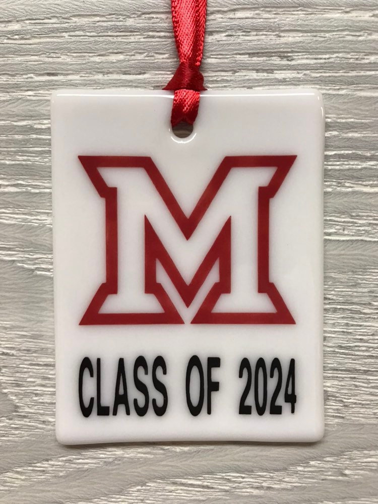 Miami University Redhawks Graduation 2024 Ornament Love and Etsy