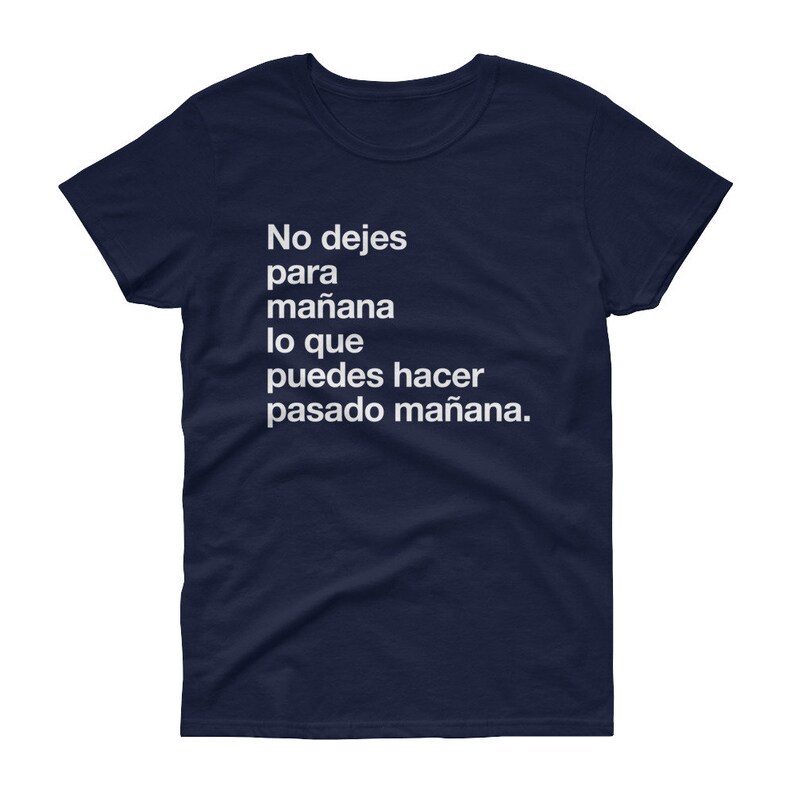Funny Tshirt Spanish Women's short sleeve shirt Etsy