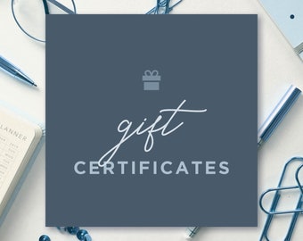 Gift Certificate for DesignedByTheresa's shop