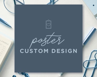 Custom Poster, Home Decor, Graphic Design, digital prints, art, custom design, wall art, Art and Collectibles, any size, song