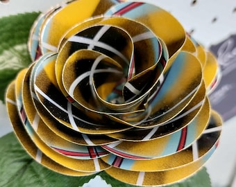 Tartán rosa de Cornualles hecho de aluminio reciclado