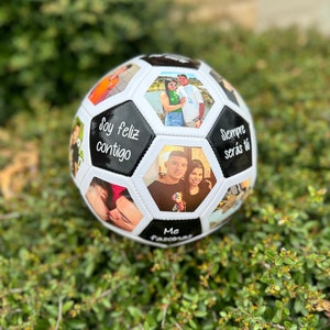 Personalized Soccer Ball with frameless pictures, moments, picture soccer ball image 6