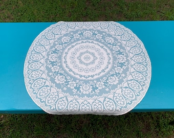 Kleine Elfenbeinspitze Tischdecke 8395 T