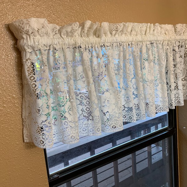 Lace Valances for Windows Etsy