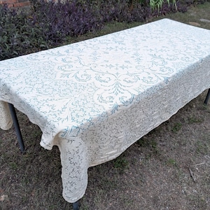 Quaker lace tablecloth - Etsy 日本