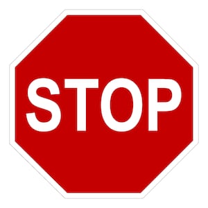 STOP / GO Printable Sign, Coloring Page