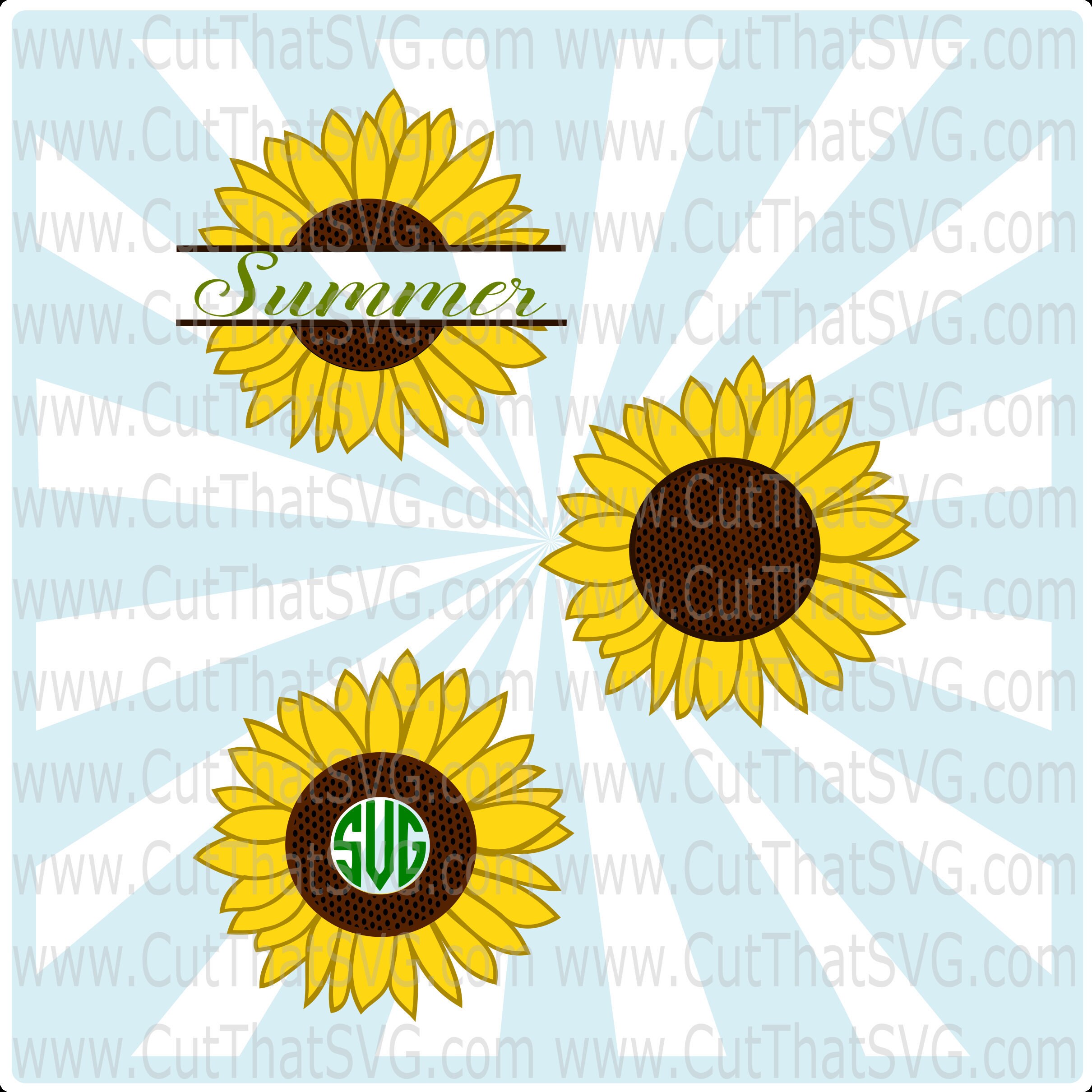 Free Free Sunflower Split Monogram Svg Free 833 SVG PNG EPS DXF File