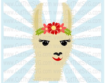 Llama SVG, Llama Face SVG, llama clipart, svg, png, dxf, zoo svg, svg funny, svg files for cricut, no drama llama svg, alpaca svg, llamas