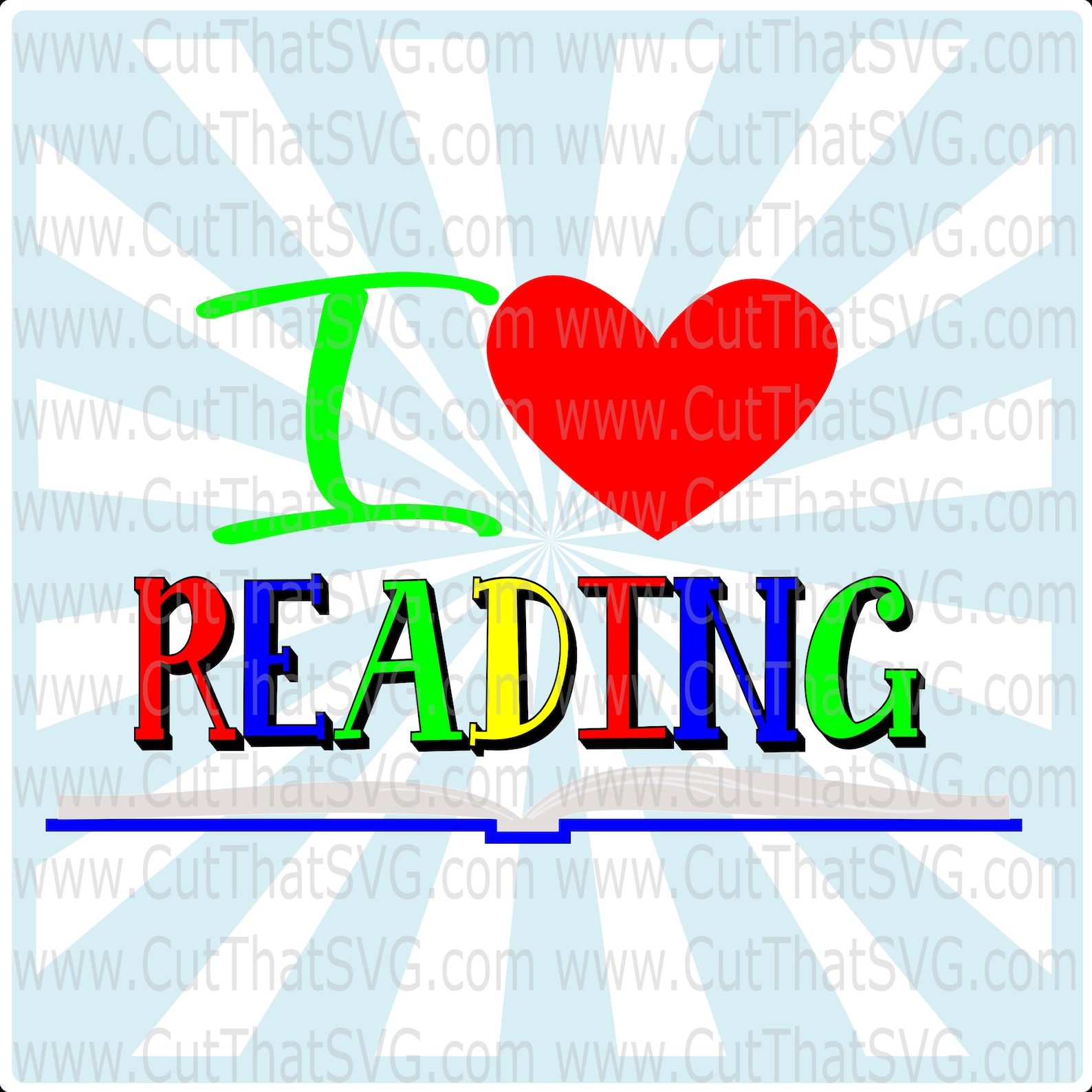 I Love Reading SVG Svg Files for Cricut Classroom Decor Etsy