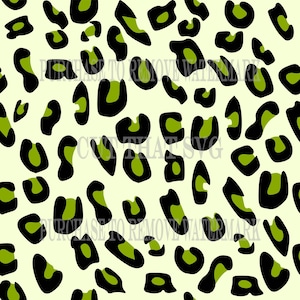 Grünes LeopardenMuster SVG, Grüner Gepard Print SVG, Cricut Muster, Tierdruck SVG, Gepard Print SVG, Digitale Papiere, randloses Muster