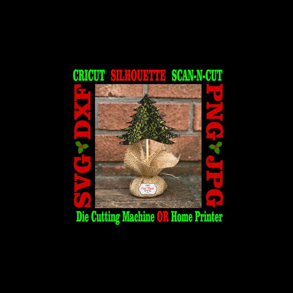 Download 3d Christmas Tree Svg Cut Files Dxf Png Jpg 3d Tree Svg Etsy