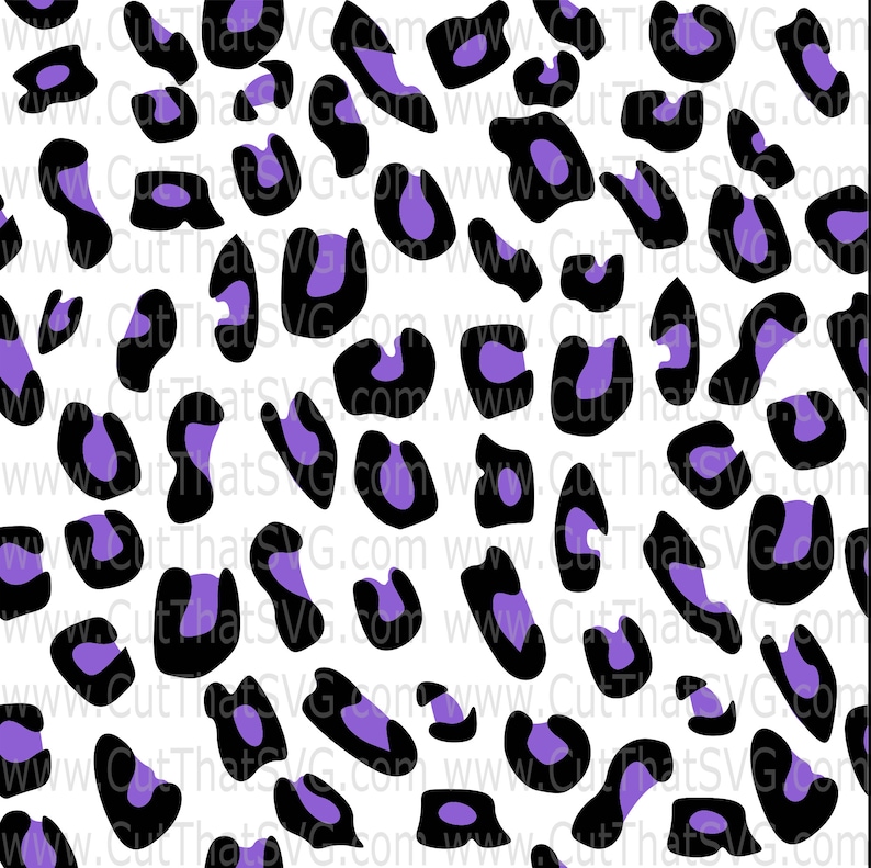Purple Leopard Print SVG Purple Cheetah Print SVG Leopard - Etsy