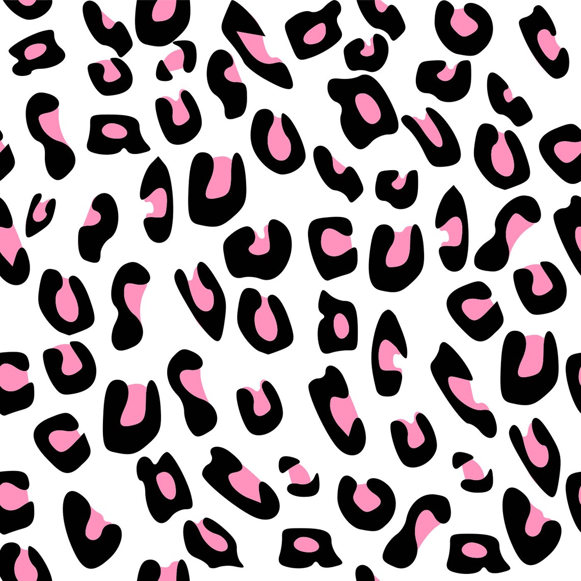 Pink Leopard Pattern SVG Pink Cheetah Print SVG Cricut - Etsy