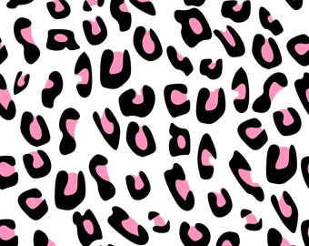Pink Leopard Pattern SVG, Pink Cheetah Print SVG, Cricut Pattern