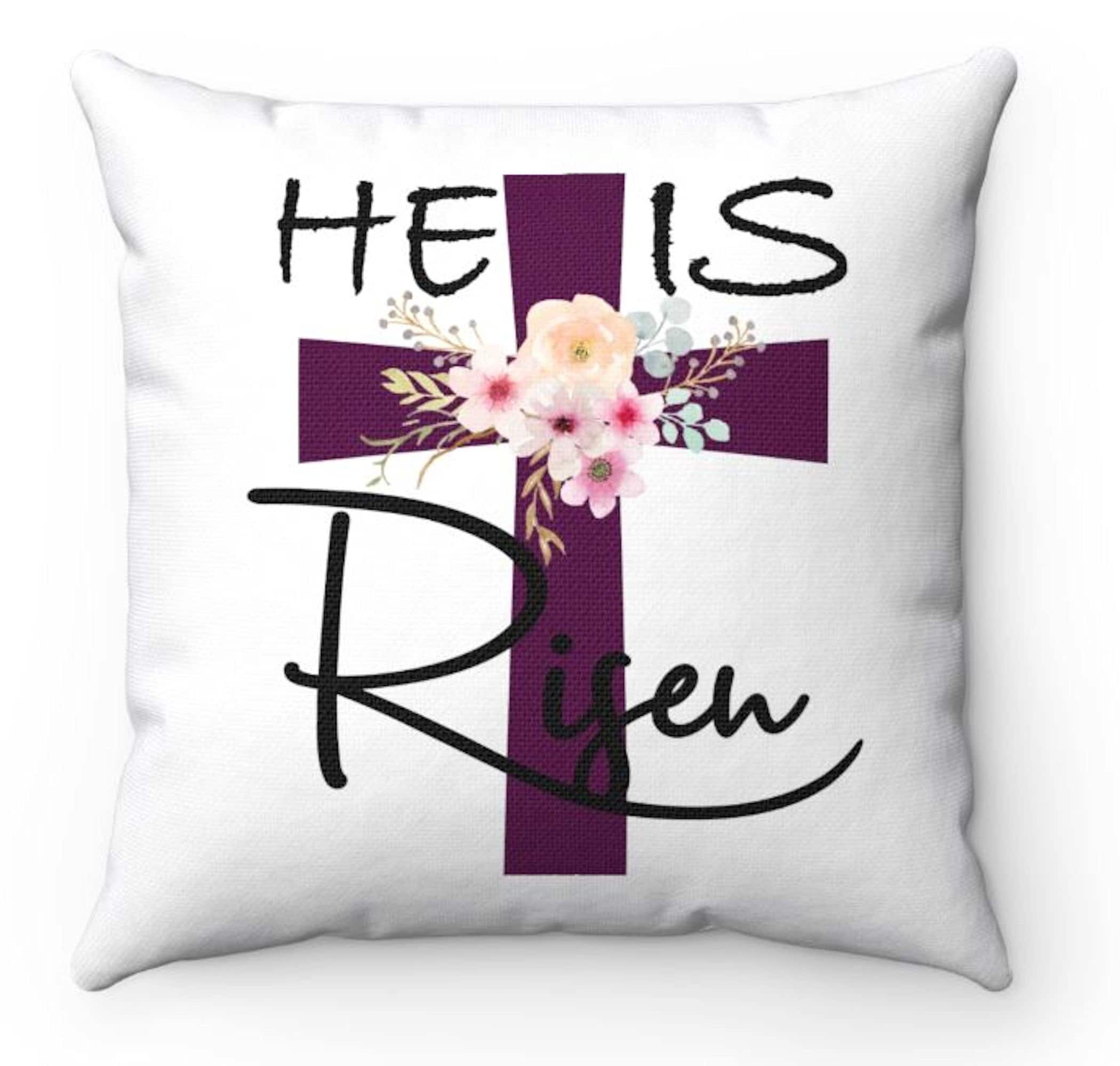 Download He Is Risen Svg Easter Cross Svg Jesus Christ Svg Christian Etsy