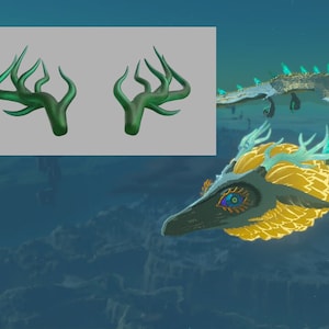 Legendz - Tears - Light dragon horns - 3D Model