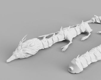 Legendz - Tears - Dragon Figure articulated - 3D Model