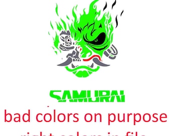 Cyberpunk 2077 - Samurai stickers