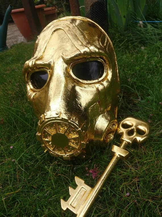 Golden Psycho Mask Borderlands 3 Etsy